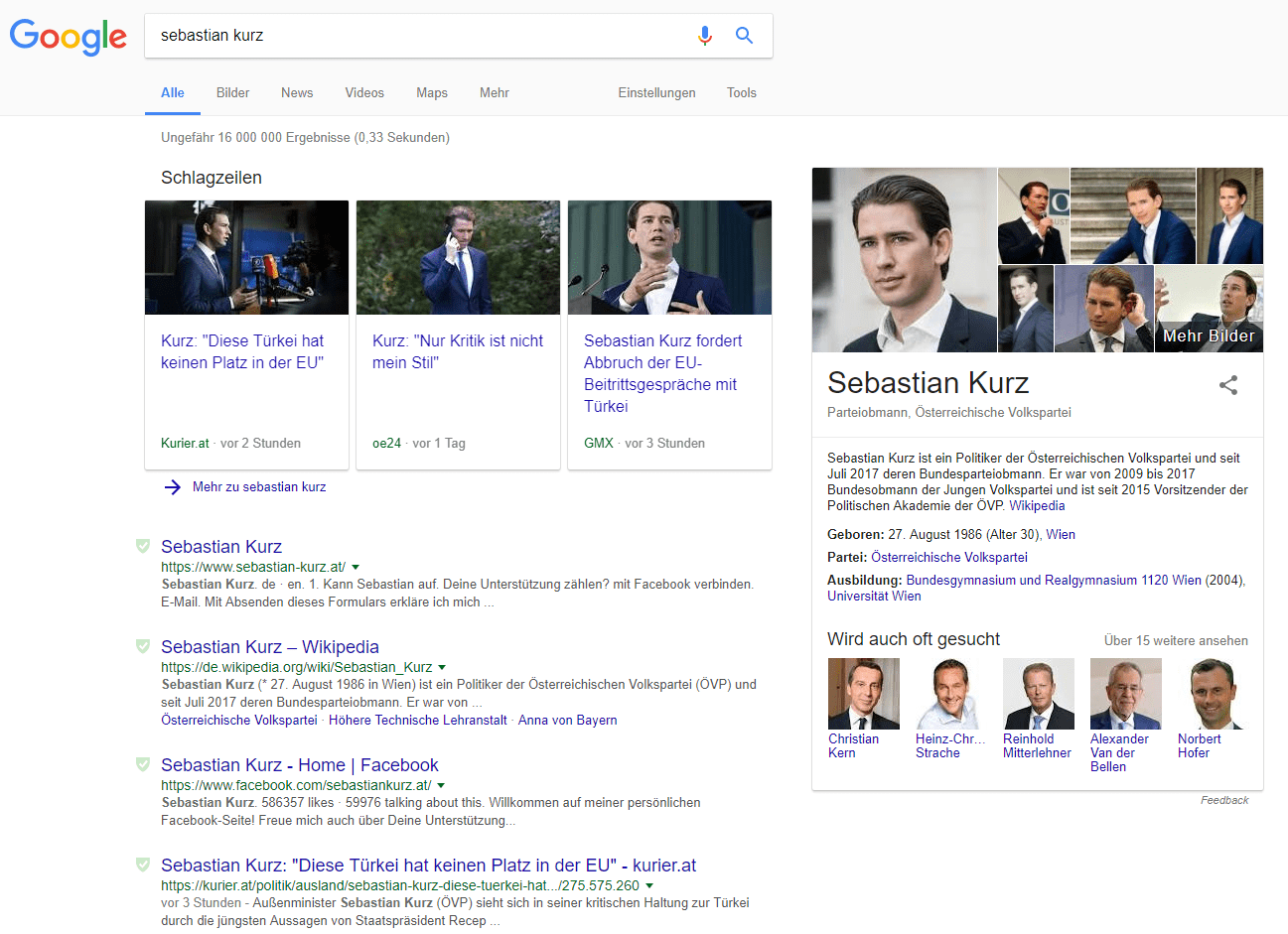 Google Featured Snippets - Beispiel