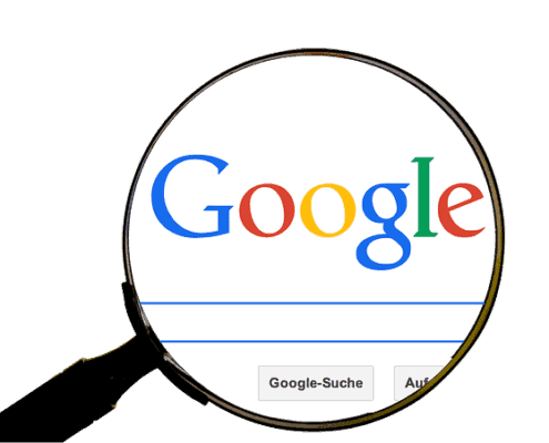 Google Suche Suchmaske & Lupe