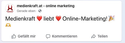 Beispielposting mit schlecht verständlichem Text.