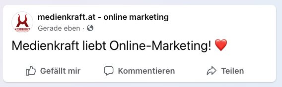 Beispielpost mit weniger Barrieren.